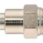 وصلة هواء سريعة  دكر 1/4" + لاكور نبل خرطوم 8 مم