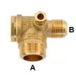 بلف عدم رجوع  نحاس دكر3/4"*3/4"  دكر